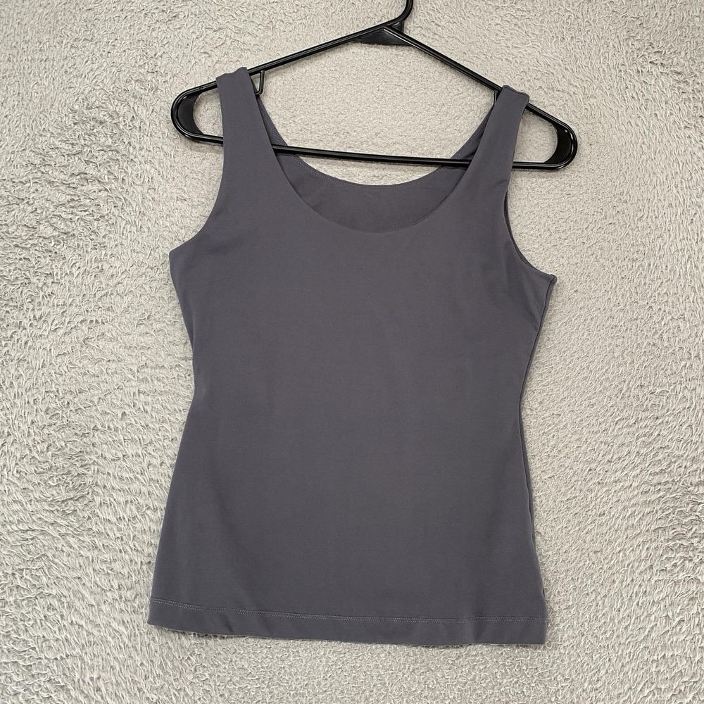 Rae‎ Mode Tank Top Womens Small Gray Scoop Neck Butter Soft Yoga Capsule Neutral